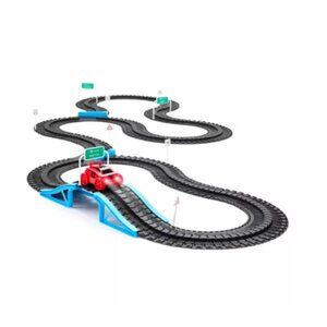 FAO Schwarz Vehicle Playset with DIY Track